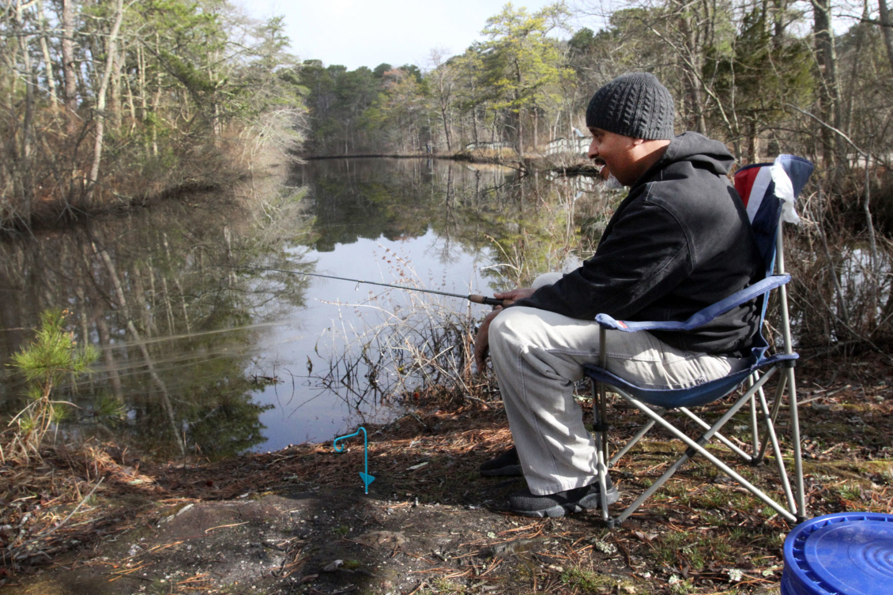 Trout fishing at Birch Grove